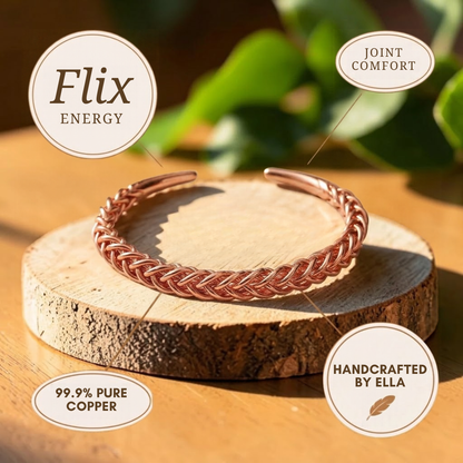 Ella's Flix Copper Bracelet