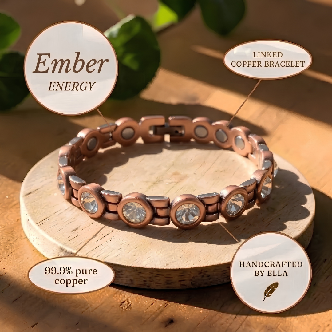 Ella's Ember Copper Bracelet