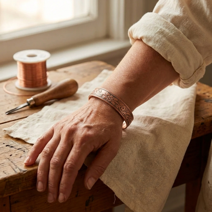 Ella's Vine Copper Bracelet