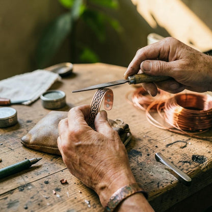 Ella's Lavandula Copper Bracelet