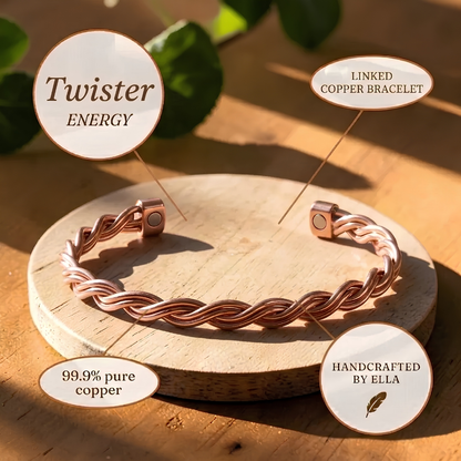 Ella's Twister Copper Bracelet