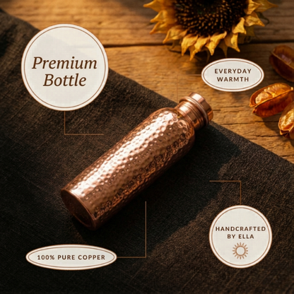 Ella's Premium Copper Water Bottle