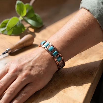 Ella's Lantana Big Copper Bracelet