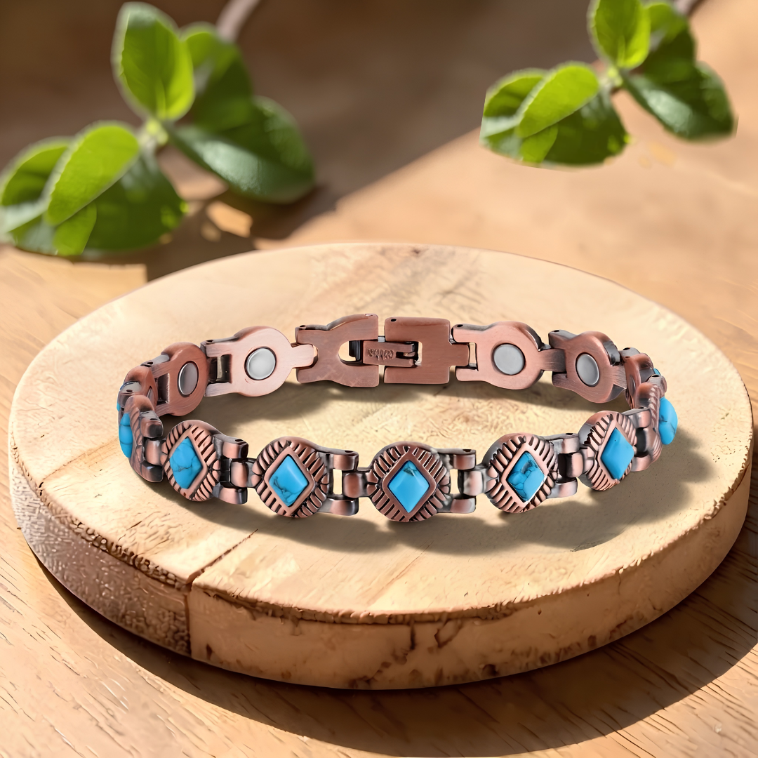 Ella's Clivia Big Copper Bracelet