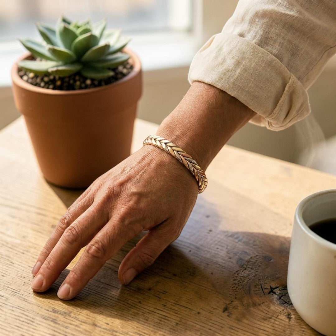 Ella's Stone Copper Bracelet
