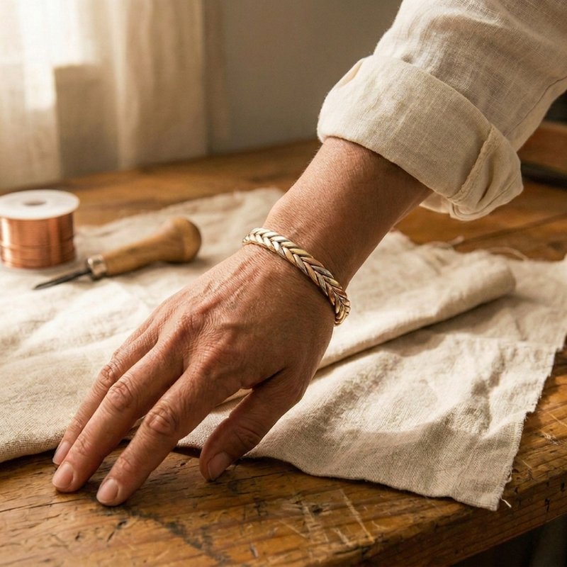 Ella's Stone Copper Bracelet