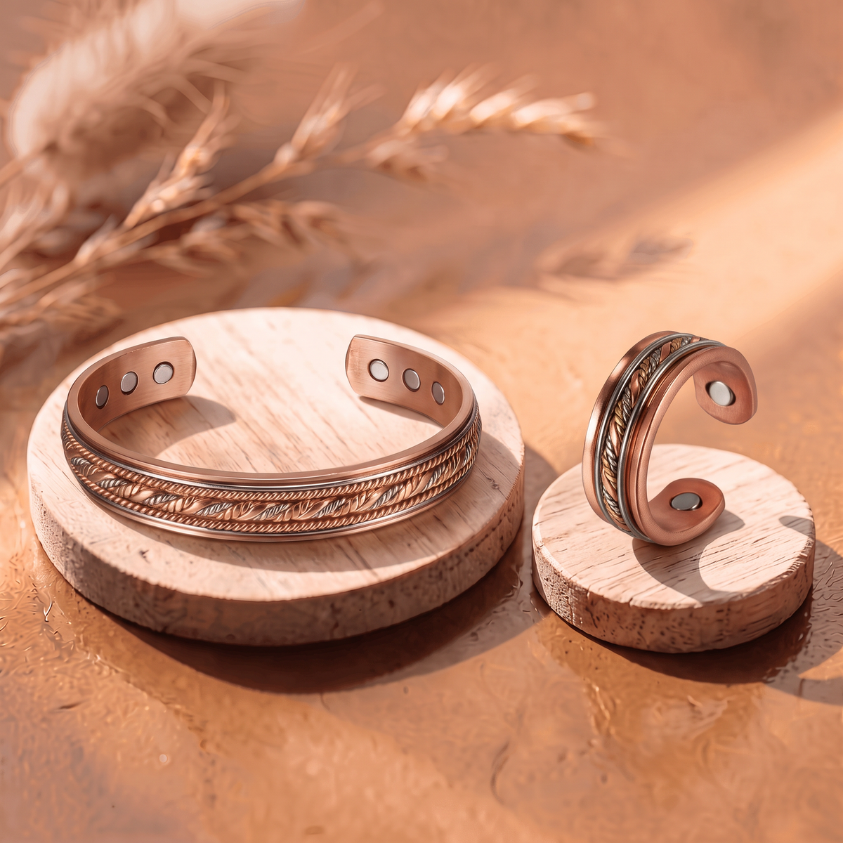Ella's Vesper Copper Set - bracelet and ring v2
