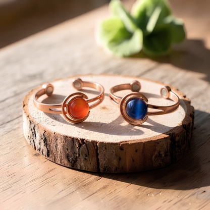 Ella's Glow Brown Copper Bracelet