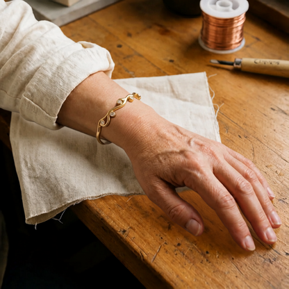 Ella's Ripple Copper Bracelet