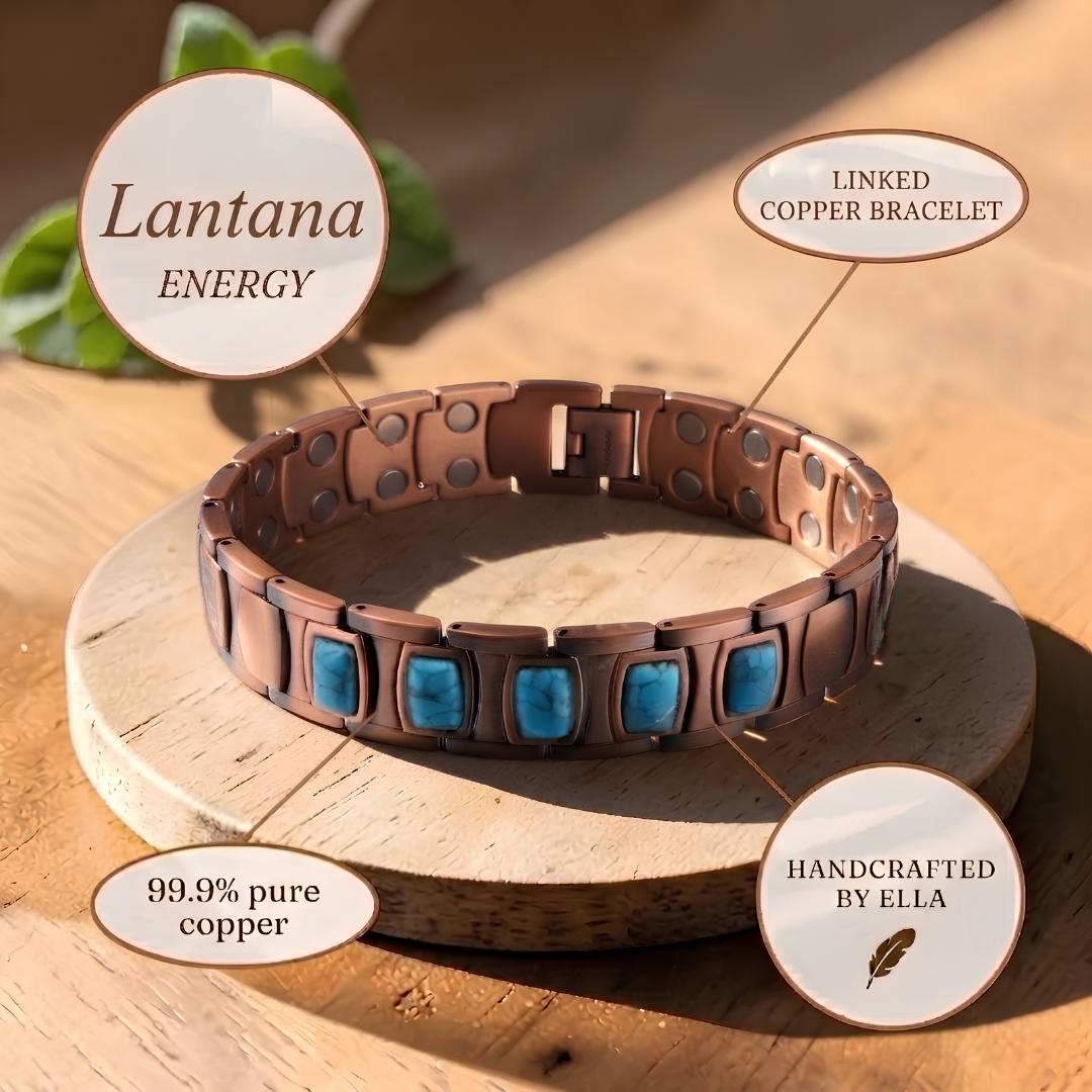 Ella's Lantana Big Copper Bracelet