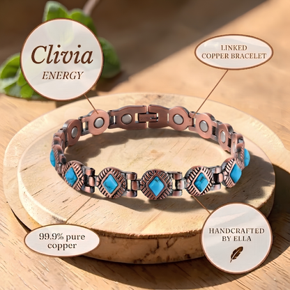 Ella's Clivia Big Copper Bracelet