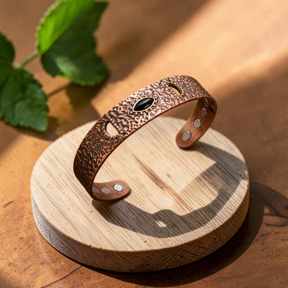 Ella's Flint Copper Bracelet