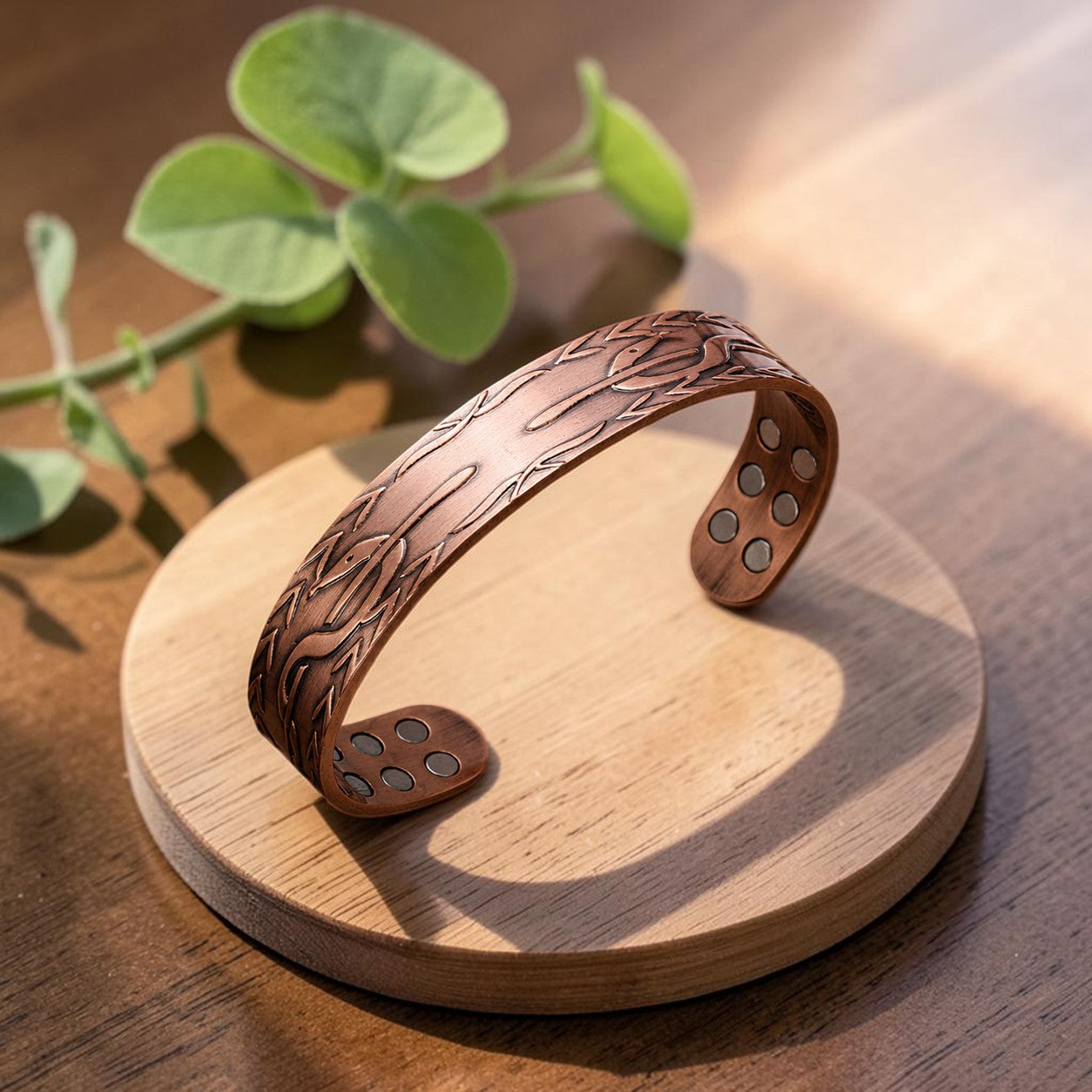Ella's Frond Copper Bracelet