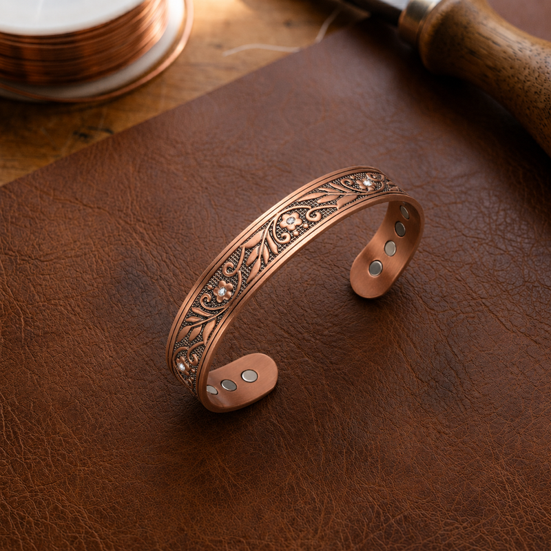 Ella's Sprig Copper Bracelet