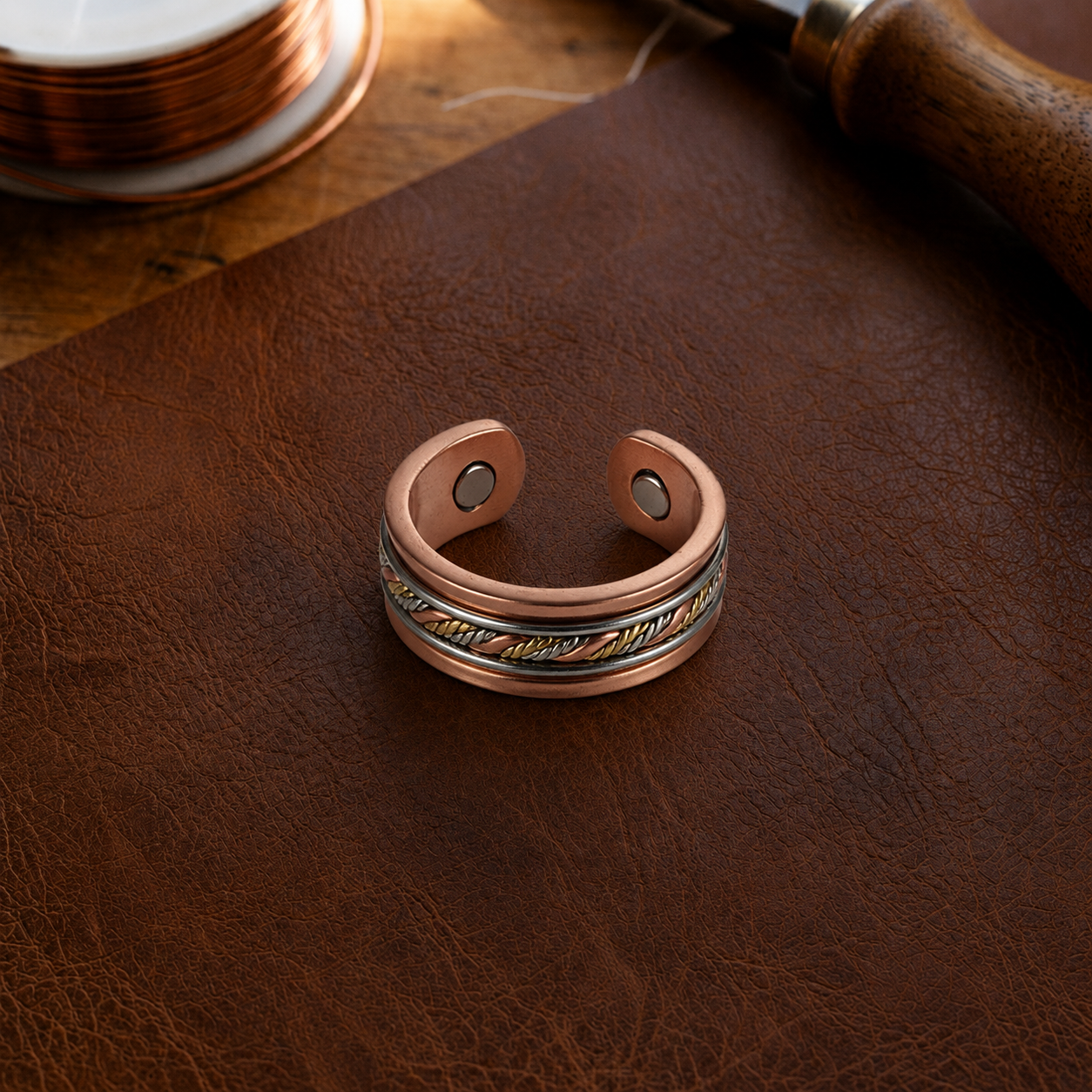 Ella's Braid Copper Ring