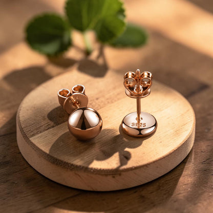 Ella's Dome Copper Earrings
