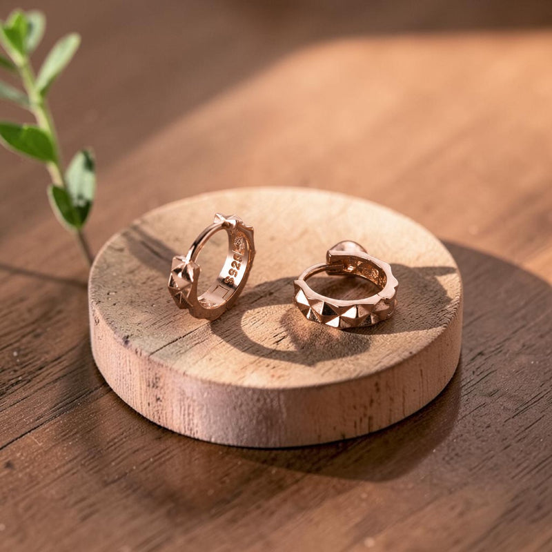 Ella's Spike Copper Earrings