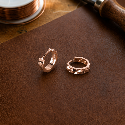 Ella's Spike Copper Earrings