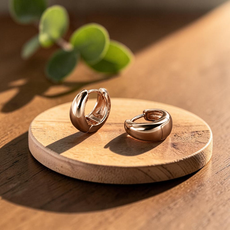 Ella's Hull Copper Earrings