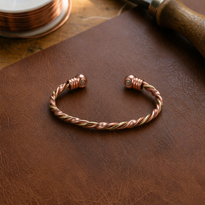 Ella's Twine Copper Bracelet