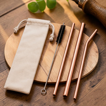 Ella's Copper Straw Set