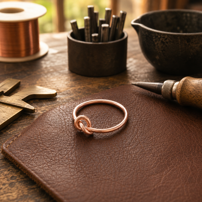 Ella's Lace Copper Ring