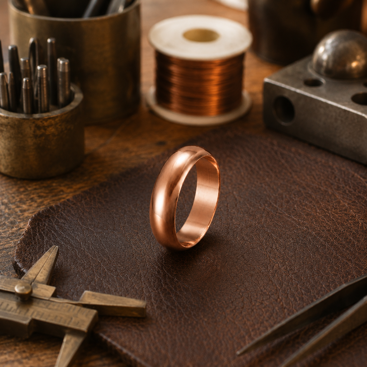 Ella's Plain Copper Ring