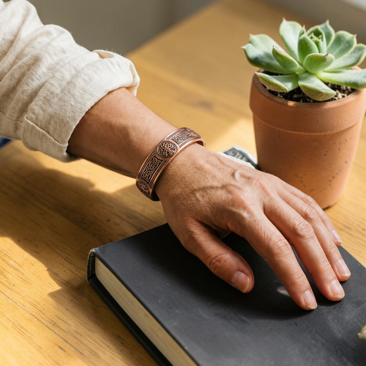 Ella's Bough Copper Bracelet