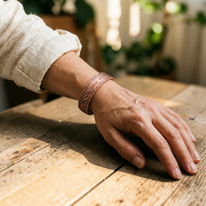 Ella's Frond Copper Bracelet