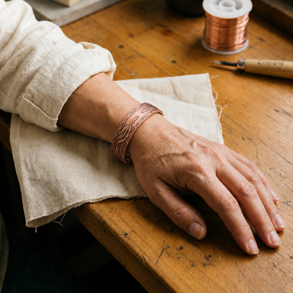 Ella's Frond Copper Bracelet