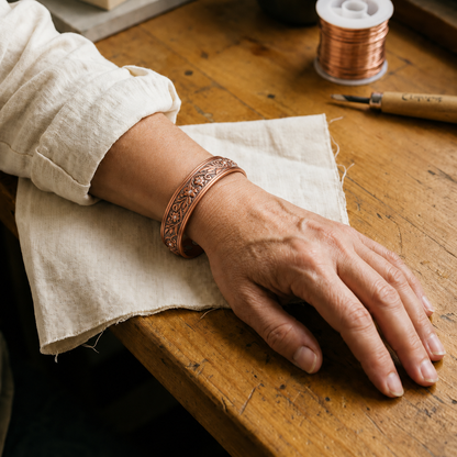 Ella's Sprig Copper Bracelet