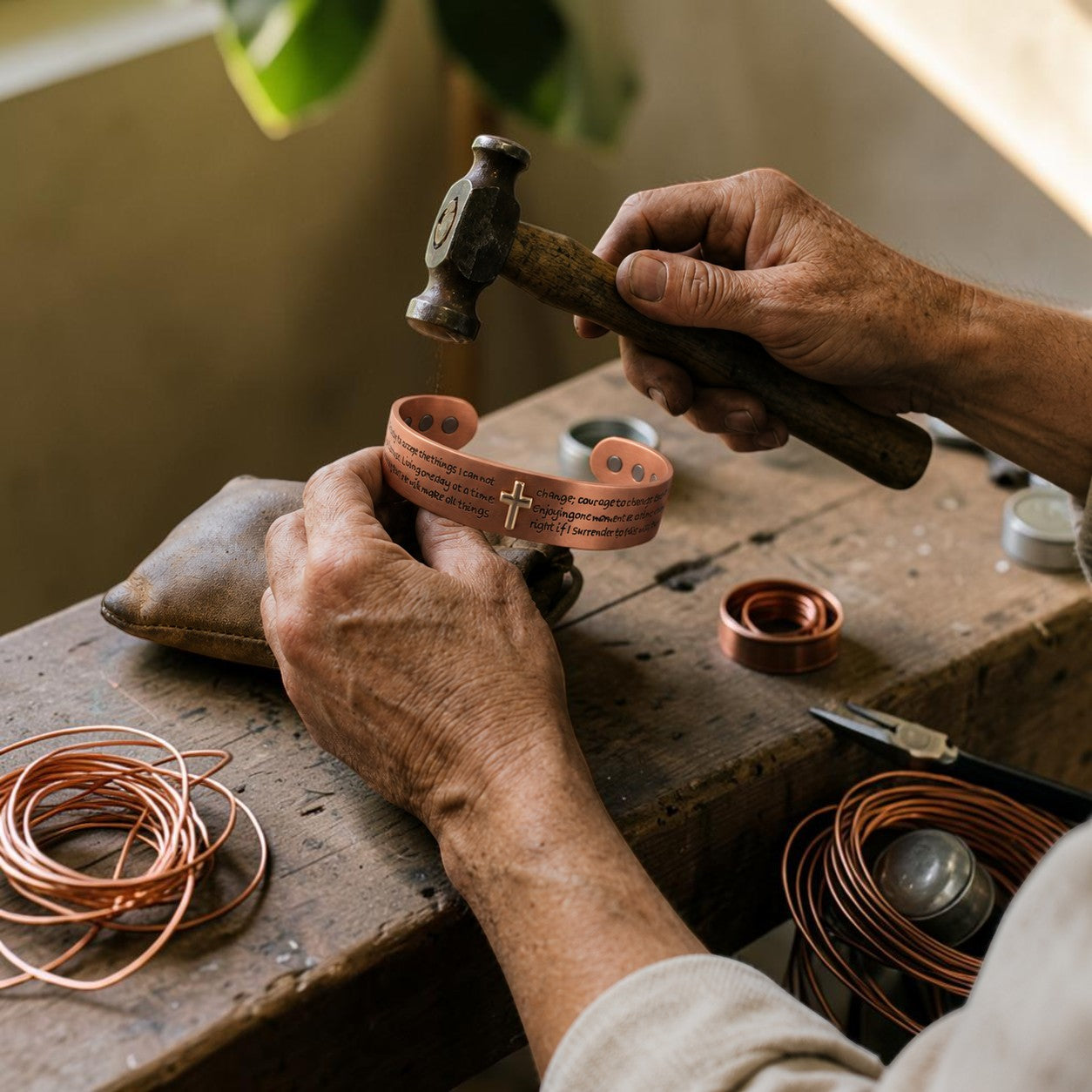 Ella's Creed Copper Bracelet