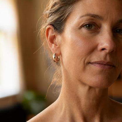 Ella's Hull Copper Earrings