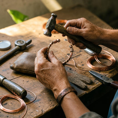 Ella's Twine Copper Bracelet