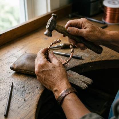Ella's Twine Copper Bracelet