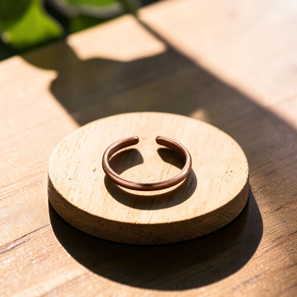 Ella's Slick Copper Toe Ring