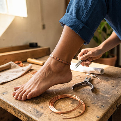 Ella's Shore Copper Anklet