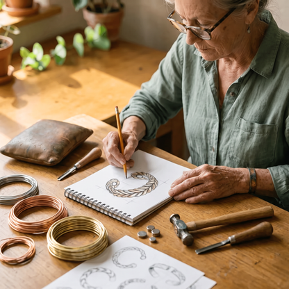 Ella's Stone Copper Ring