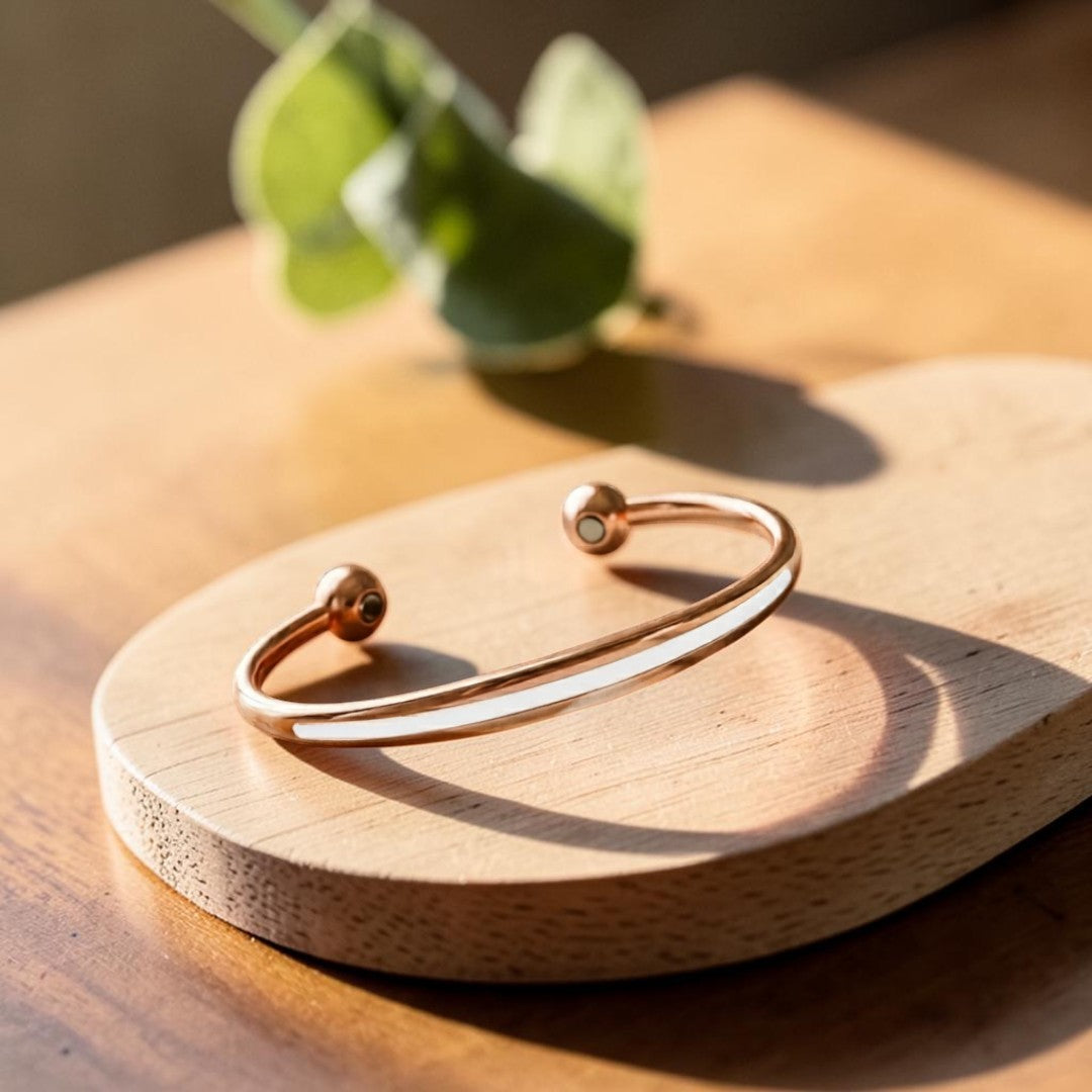 Ella's Jade Copper Bracelet