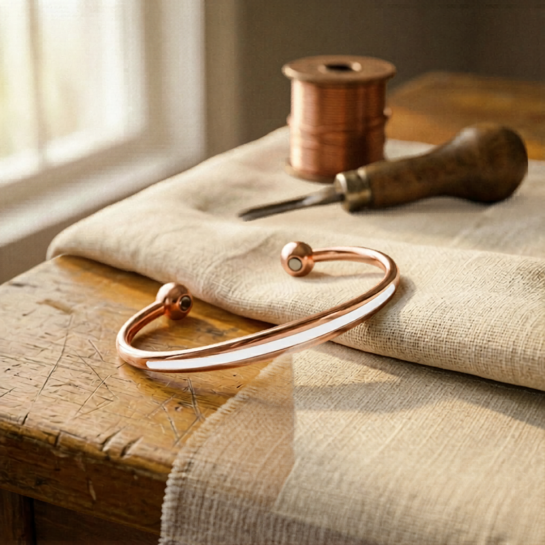 Ella's Jade Copper Bracelet