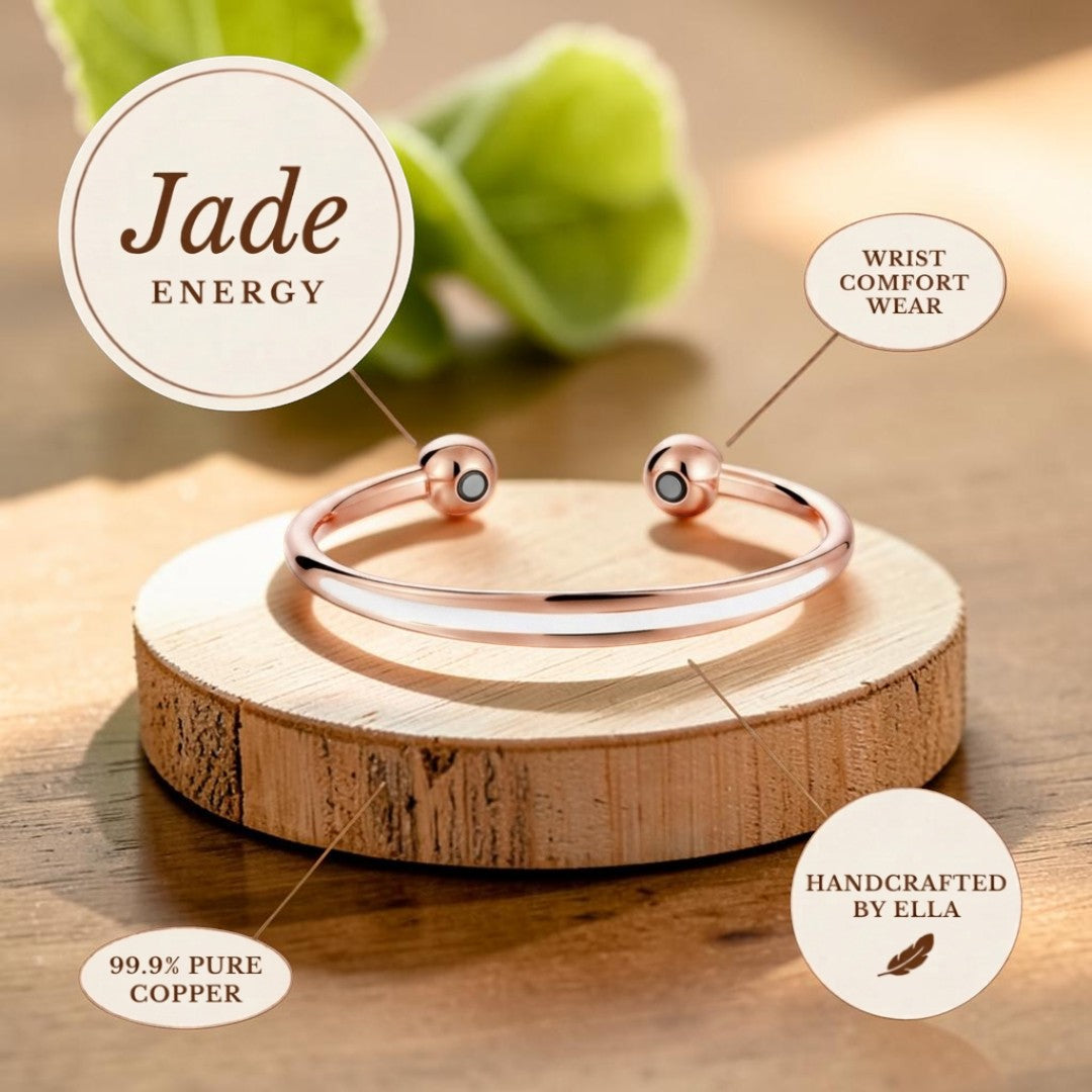 Ella's Jade Copper Bracelet