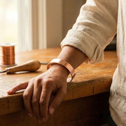 Ella's Anvil Copper Bracelet