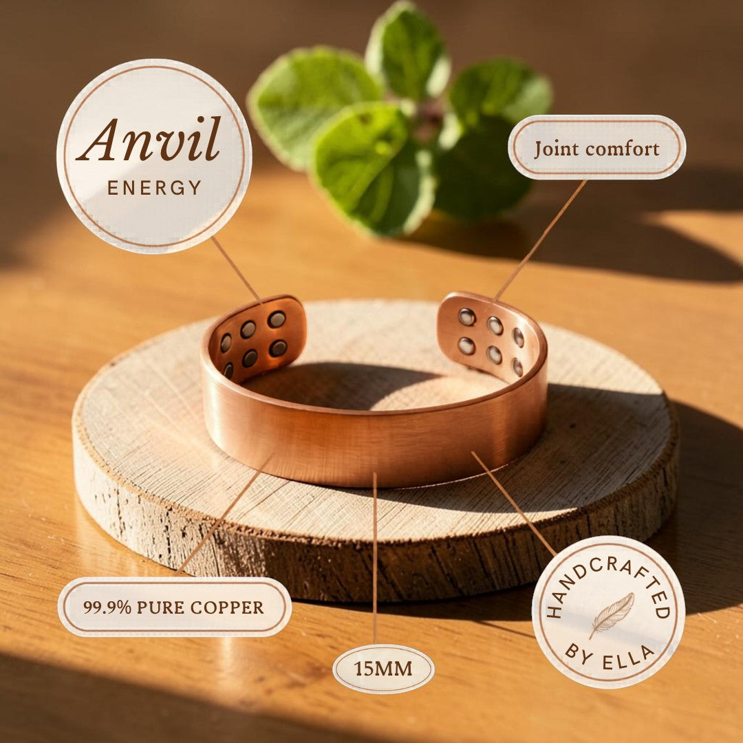 Ella's Anvil Copper Bracelet