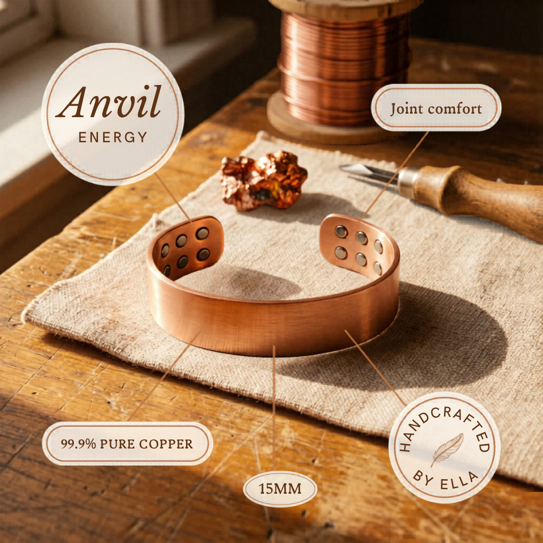 Ella's Anvil Copper Bracelet
