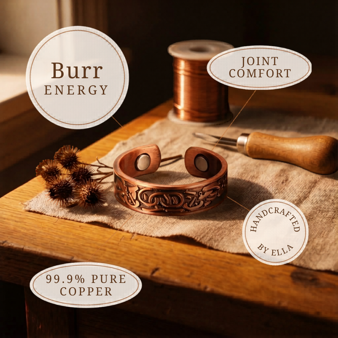 Ella's Burr Copper Ring