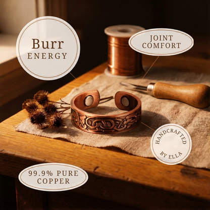 Ella's Burr Copper Ring