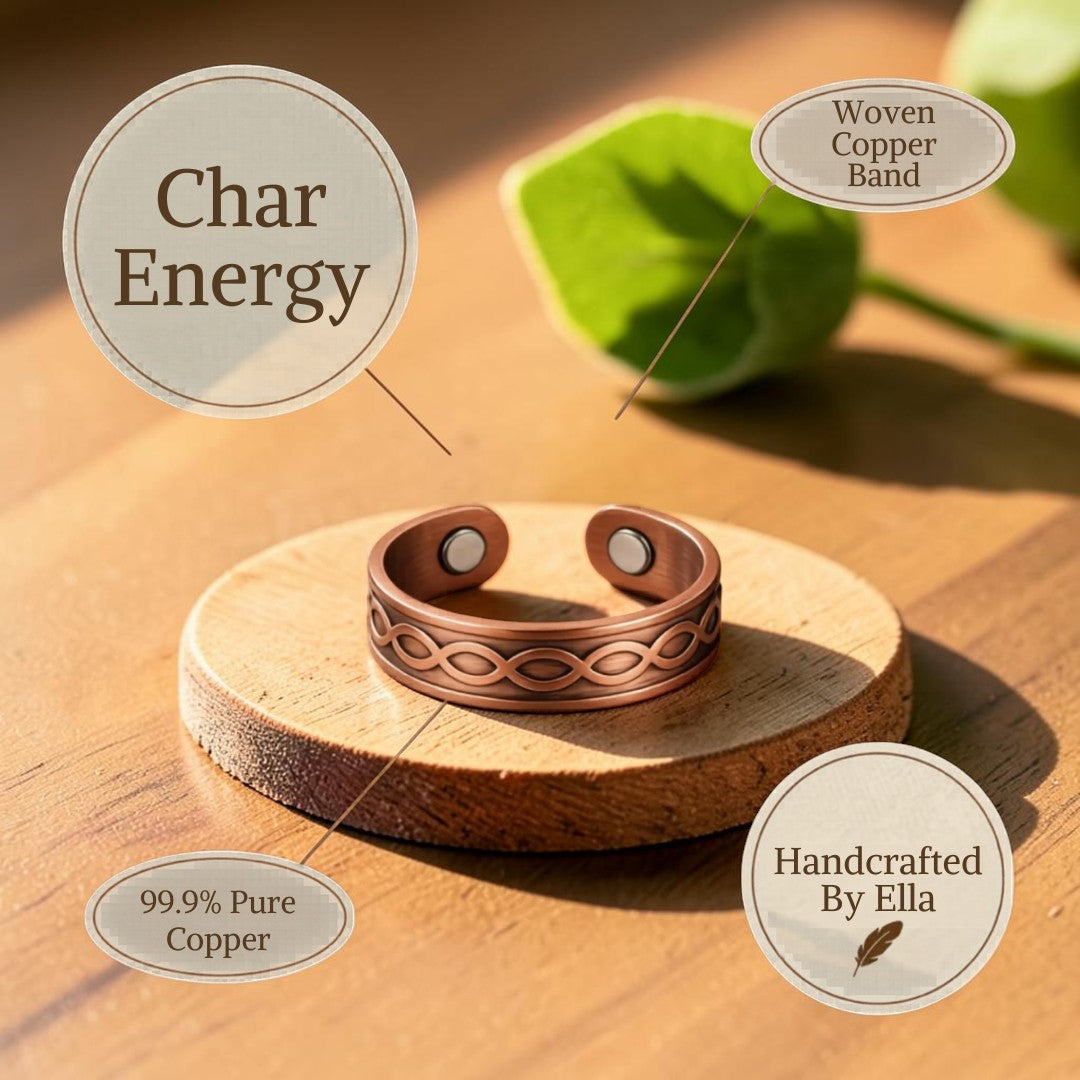Ella's Char Copper Ring