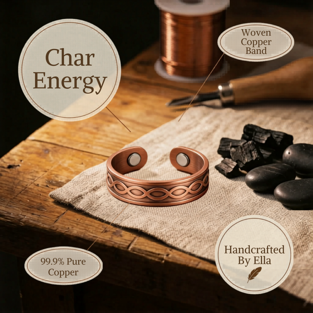 Ella's Char Copper Ring