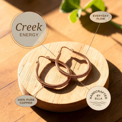 Ella's Creek Copper Earrings