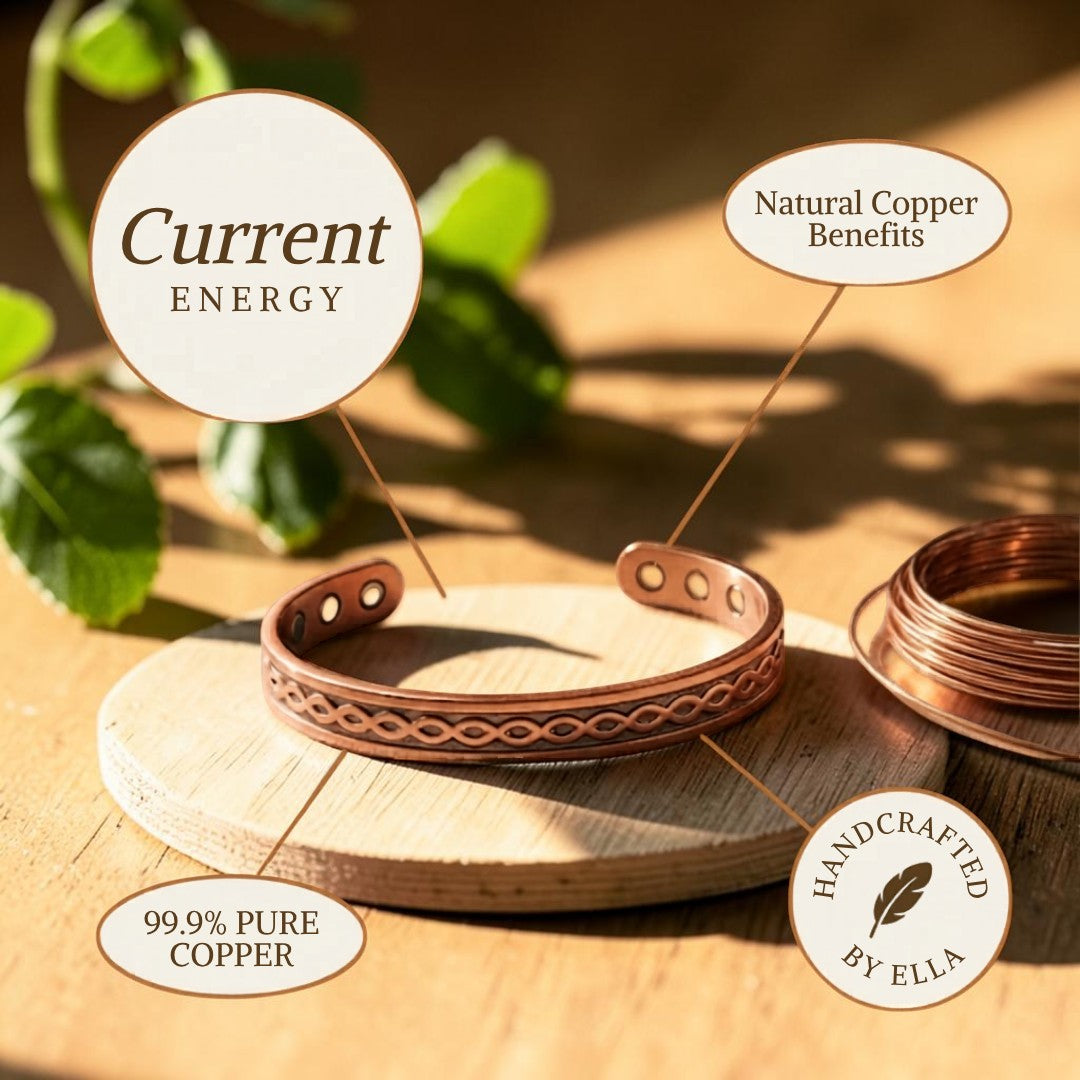 Ella's Current Copper Bracelet